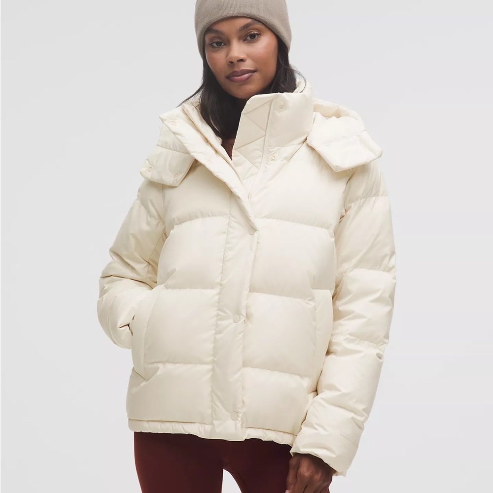 Lululemon Cream Puffer Jacket
